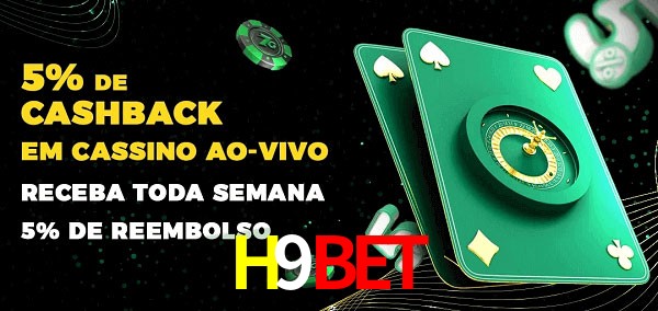 Promoções do cassino ao Vivo H9BET